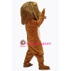 Brown Cute Lion Mascot Costume on Clearance