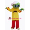 Cute Male Green Frog Mascot Costume on Clearance