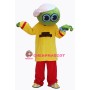 Cute Male Green Frog Mascot Costume on Clearance