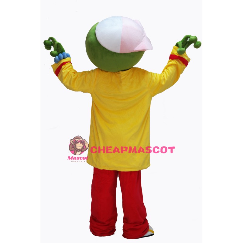Cute Male Green Frog Mascot Costume on Clearance