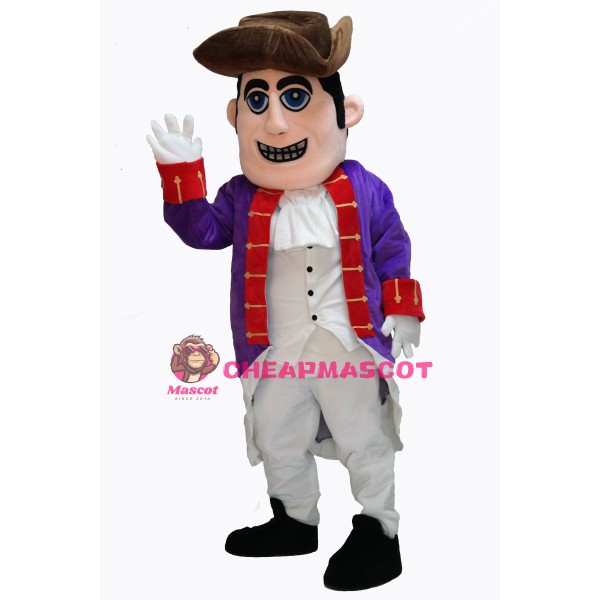 Cute People Patriot Mascot Costume on Clearance