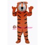 Cute Orange Tiger Mascot Costume on Clearance