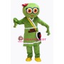 Cute Female Green Frog Mascot Costume on Clearance
