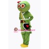Cute Female Green Frog Mascot Costume on Clearance