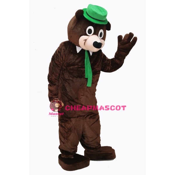 Cute Yoga Bear Mascot Costume on Clearance