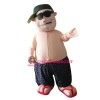 Badass Bad Man Cartoon Baddie Mascot Costume