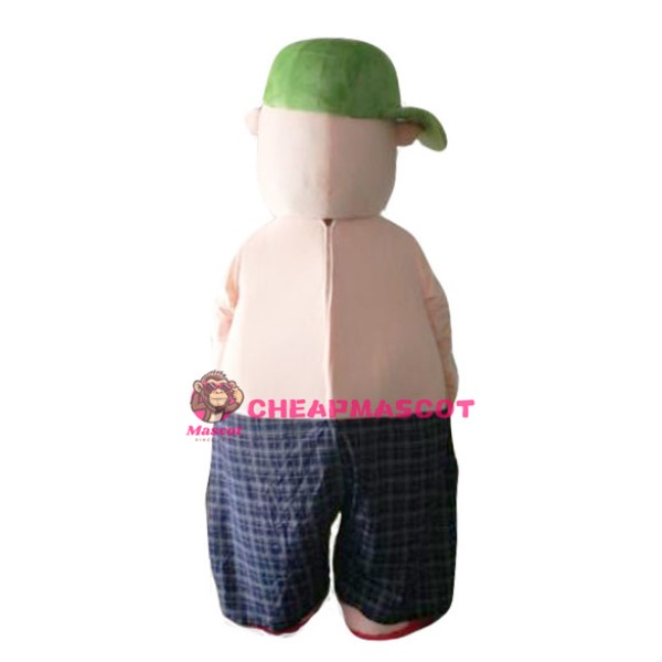 Badass Bad Man Cartoon Baddie Mascot Costume