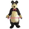 Gentle Brown Bear Mascot Costume