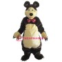 Gentle Brown Bear Mascot Costume