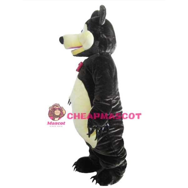 Gentle Brown Bear Mascot Costume