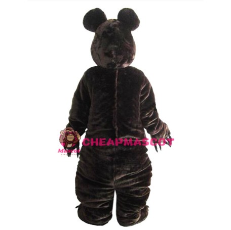 Gentle Brown Bear Mascot Costume