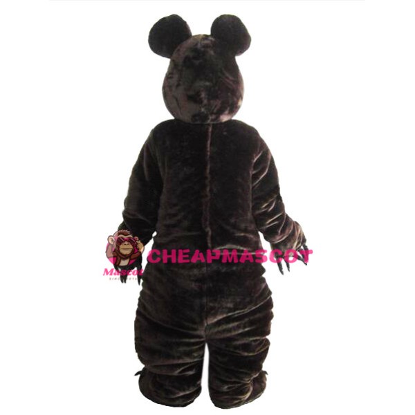 Gentle Brown Bear Mascot Costume