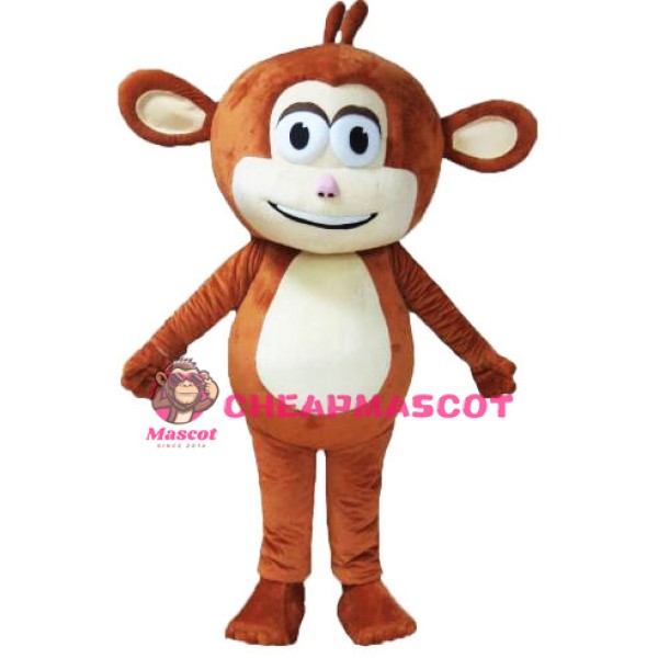 Brown Monkey Mascot Costume