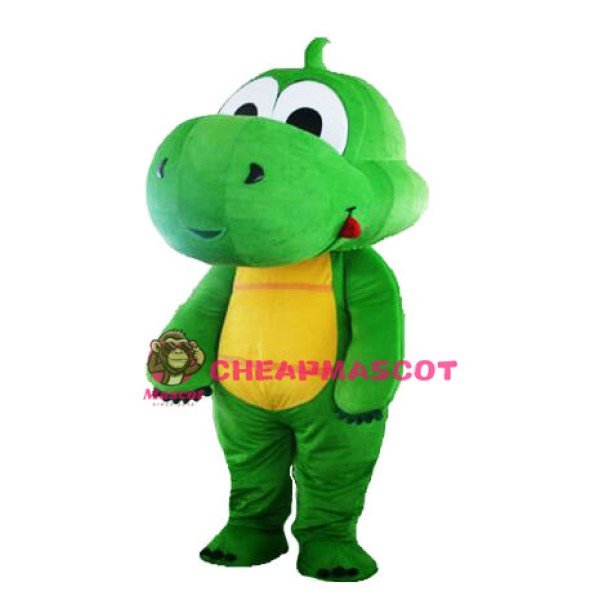 Cute Bulk Grass Green Dragon Mascot Costume