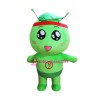 Cartoon Character Green Leaf Mascot Costume