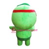 Cartoon Character Green Leaf Mascot Costume