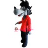 Cartoon Wolf Mascot Costume 2 Colors