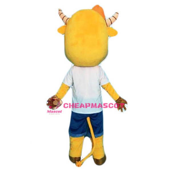 Cartoon Cow Mascot Costume