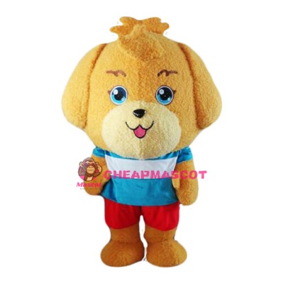 Odie Mascot Costume Lovely Yellow Dog Costume Mascot