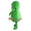 Germ Mascot Costume Green Bacteria Mascot