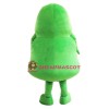 Germ Mascot Costume Green Bacteria Mascot