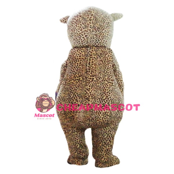 Cute Cartoon Leopard Mascot Costume