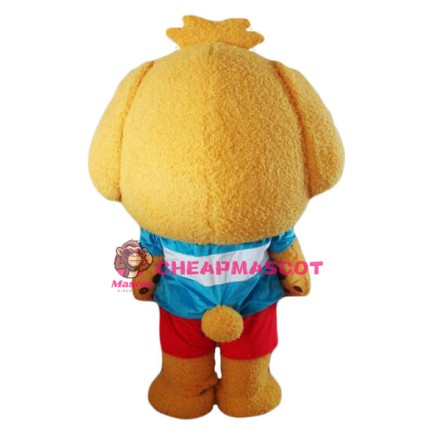 Odie Mascot Costume Lovely Yellow Dog Costume Mascot
