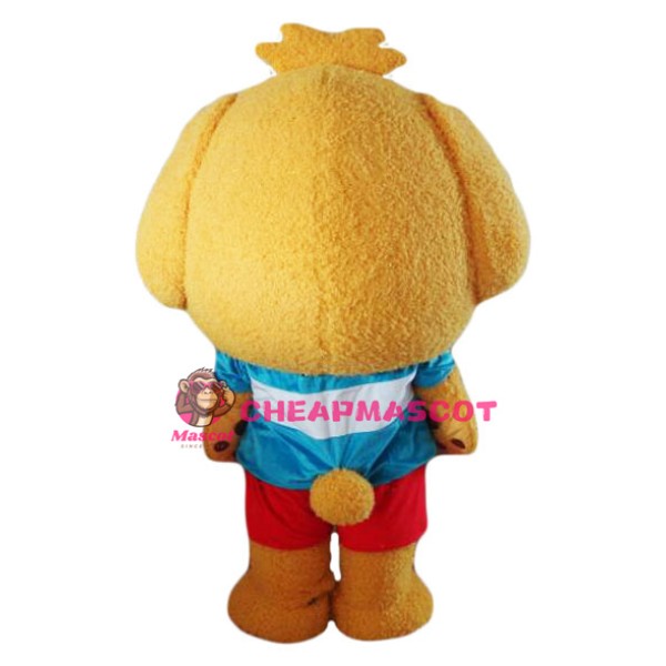 Odie Mascot Costume Lovely Yellow Dog Costume Mascot
