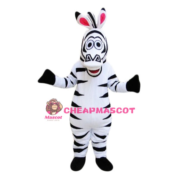 Cute Zebra Horse Mascot Costume