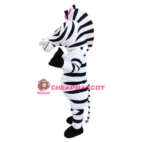 Cute Zebra Horse Mascot Costume