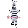 Cute Zebra Horse Mascot Costume