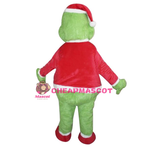 Christmas Cartoon Character Grinch Mascot Costume