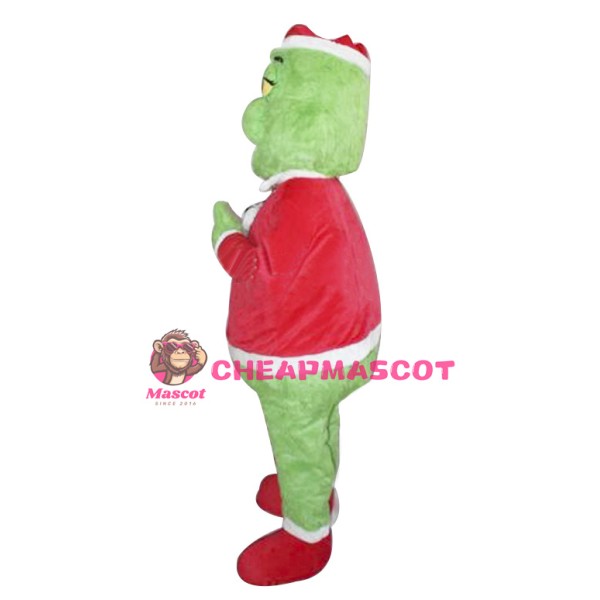 Christmas Cartoon Character Grinch Mascot Costume