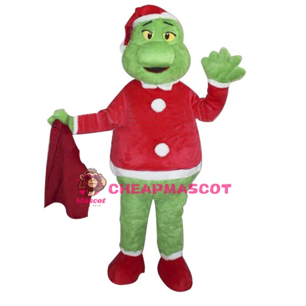 Christmas Cartoon Character Grinch Mascot Costume