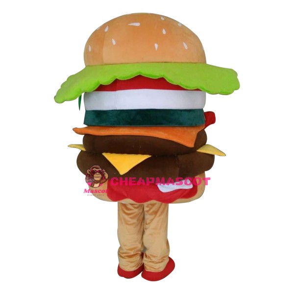 Hamburger Mascot Costume Advertising Restaurant Costume