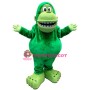 Green Big Mouth Gorillla Mascot Costume