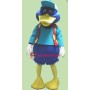 Cute Blue Duck Mascot Costume