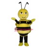 Cute Yellow alternate White Little Bee Mascot Costume
