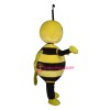 Cute Yellow alternate White Little Bee Mascot Costume