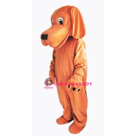 Loyal and Tame Brown Dog Mascot Costume
