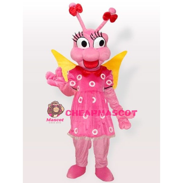 Pink Lady Fenfendu Bee Mascot Costume
