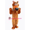 Cute  Brown Scooby Doo Dog Mascot Costume