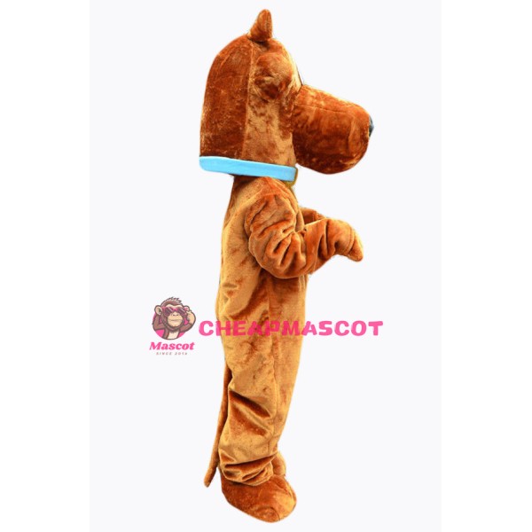 Cute  Brown Scooby Doo Dog Mascot Costume