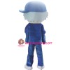 Halloween Blue Cloth Young Boy Mascot Costume for Adult