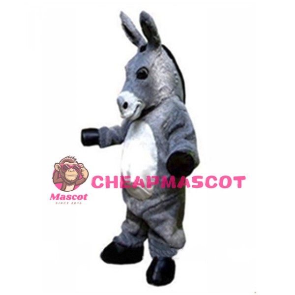 Gray Donkey Mascot Costume Animal Costume for Adult