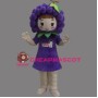 Purple Grape Mascot Costume Vegetable Costume for Adult
