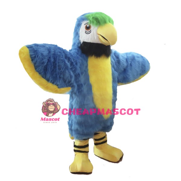 Blue Cute Parrot Mascot Costume Bird Costume for Adult