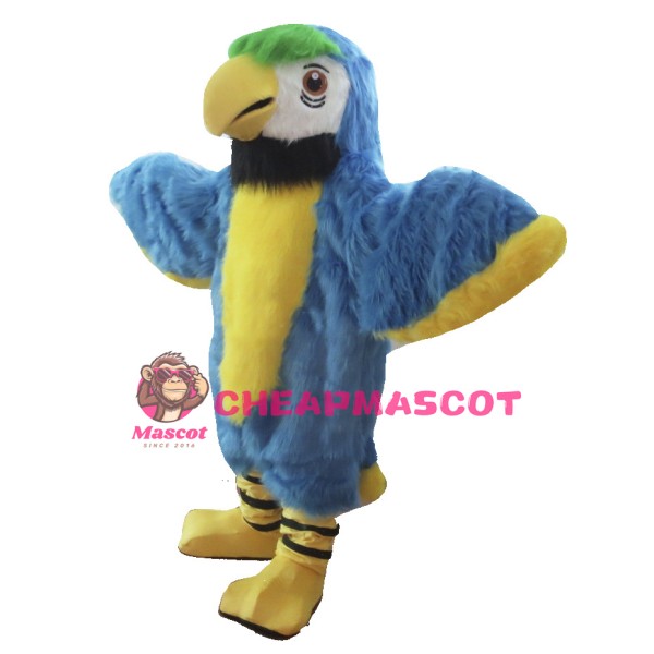 Blue Cute Parrot Mascot Costume Bird Costume for Adult