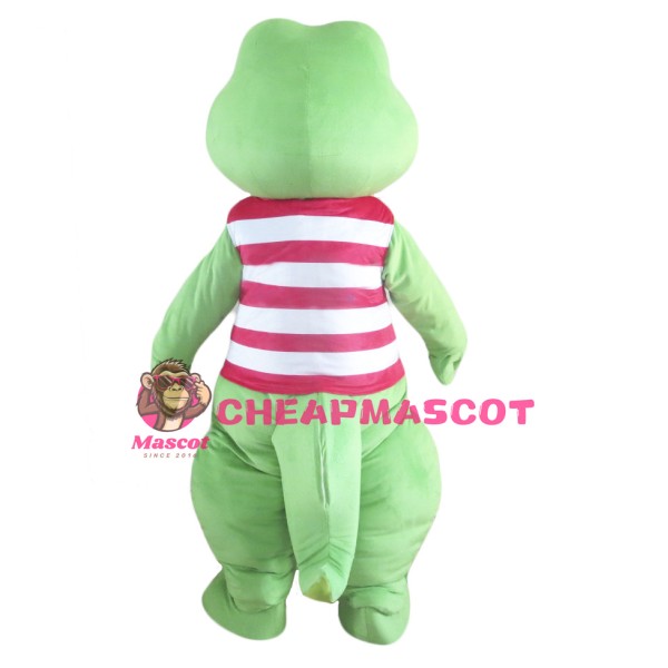 Green Cute Crocodile Mascot Costume Alligator Costume for Adult