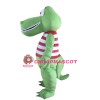 Green Cute Crocodile Mascot Costume Alligator Costume for Adult